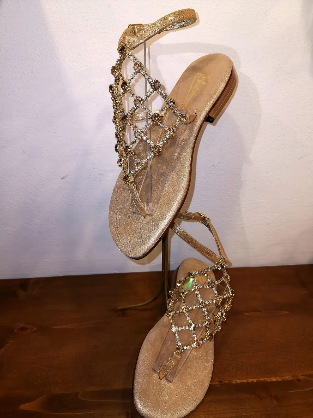 SOFIA Gorgeous Jewel Capri Sandal