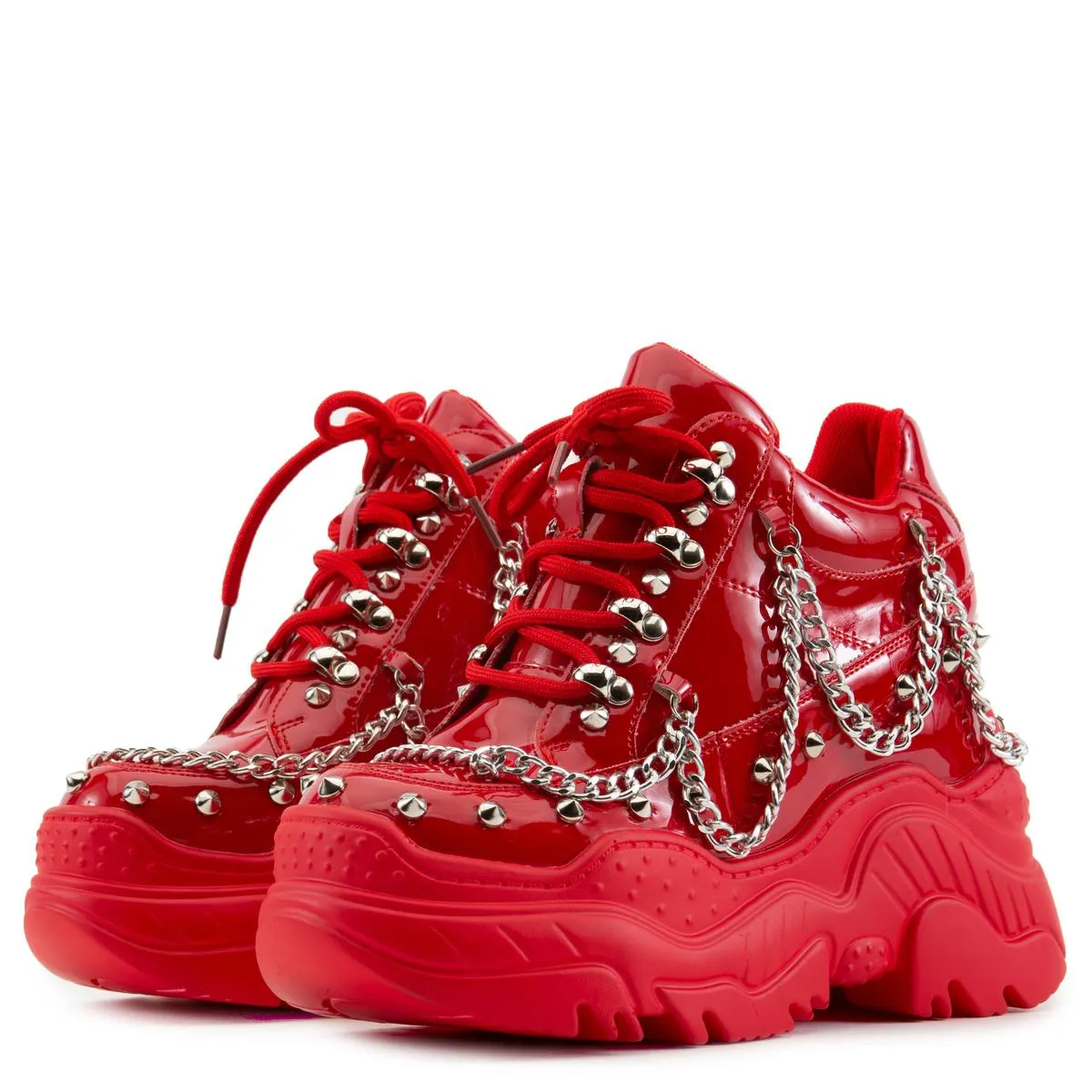 Space Candy Platform Sneakers with Studs