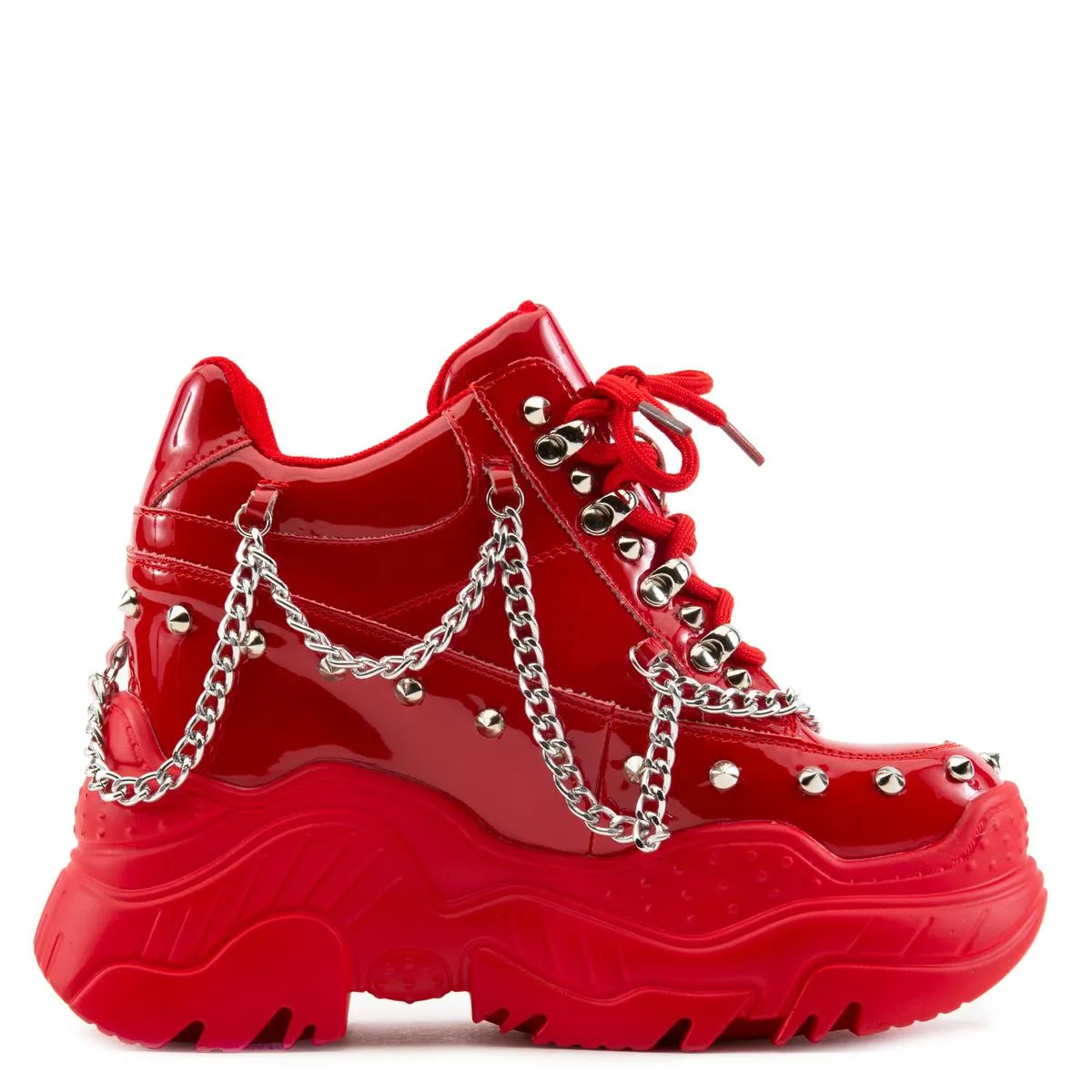 Space Candy Platform Sneakers with Studs