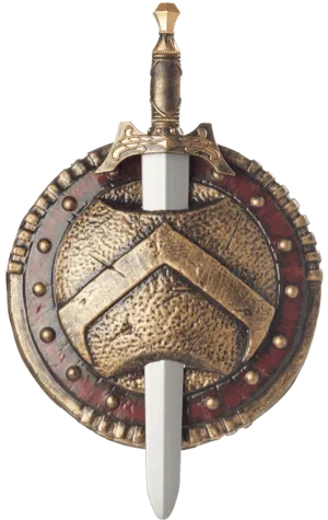 Spartan Combat Shield and Sword