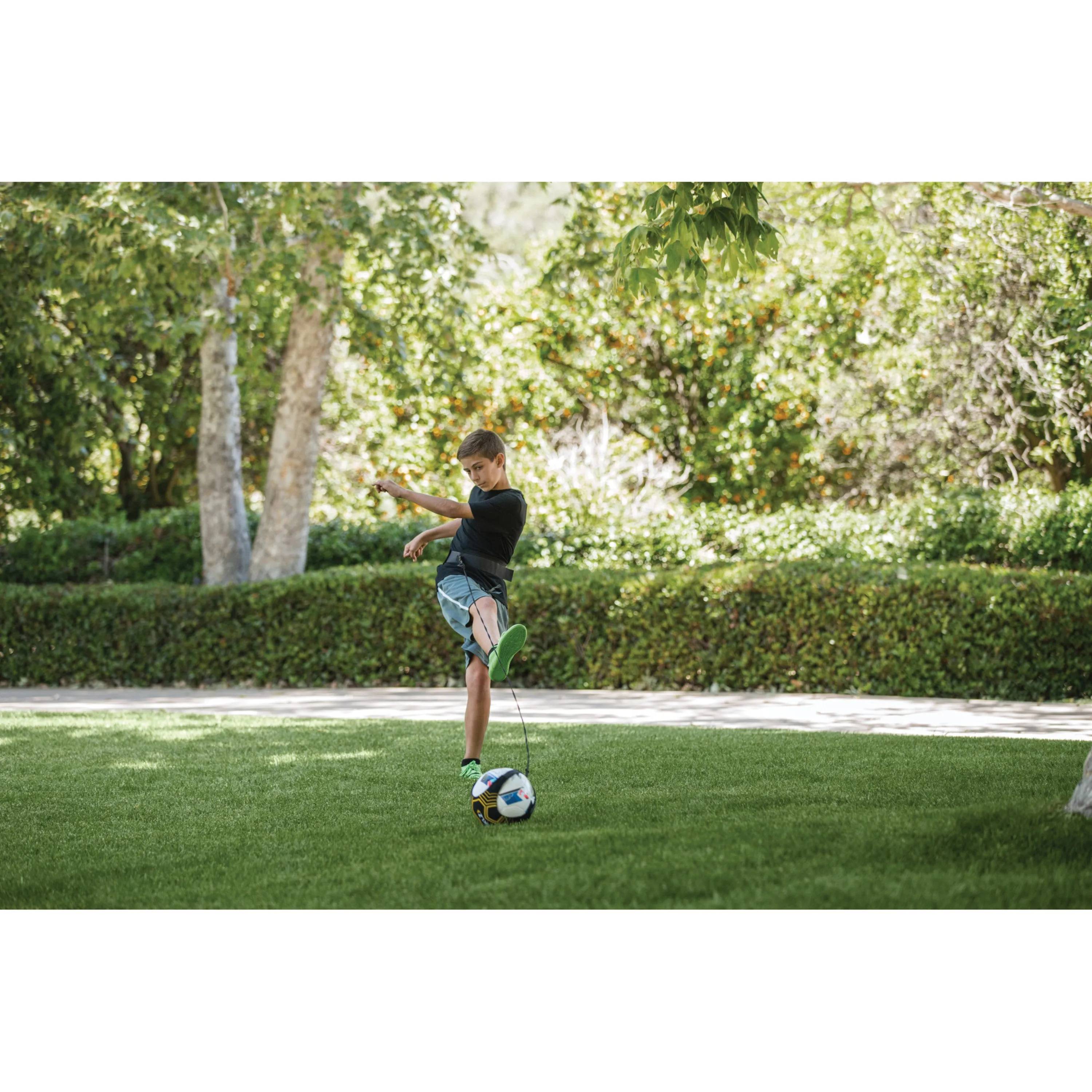 Star-Kick Solo Soccer Trainer - Black