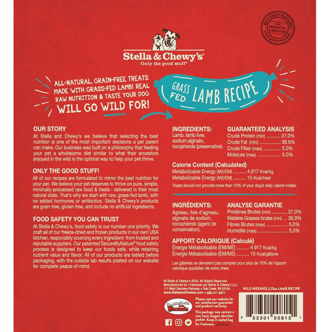 Stella Wild Weenies Lamb Recipe