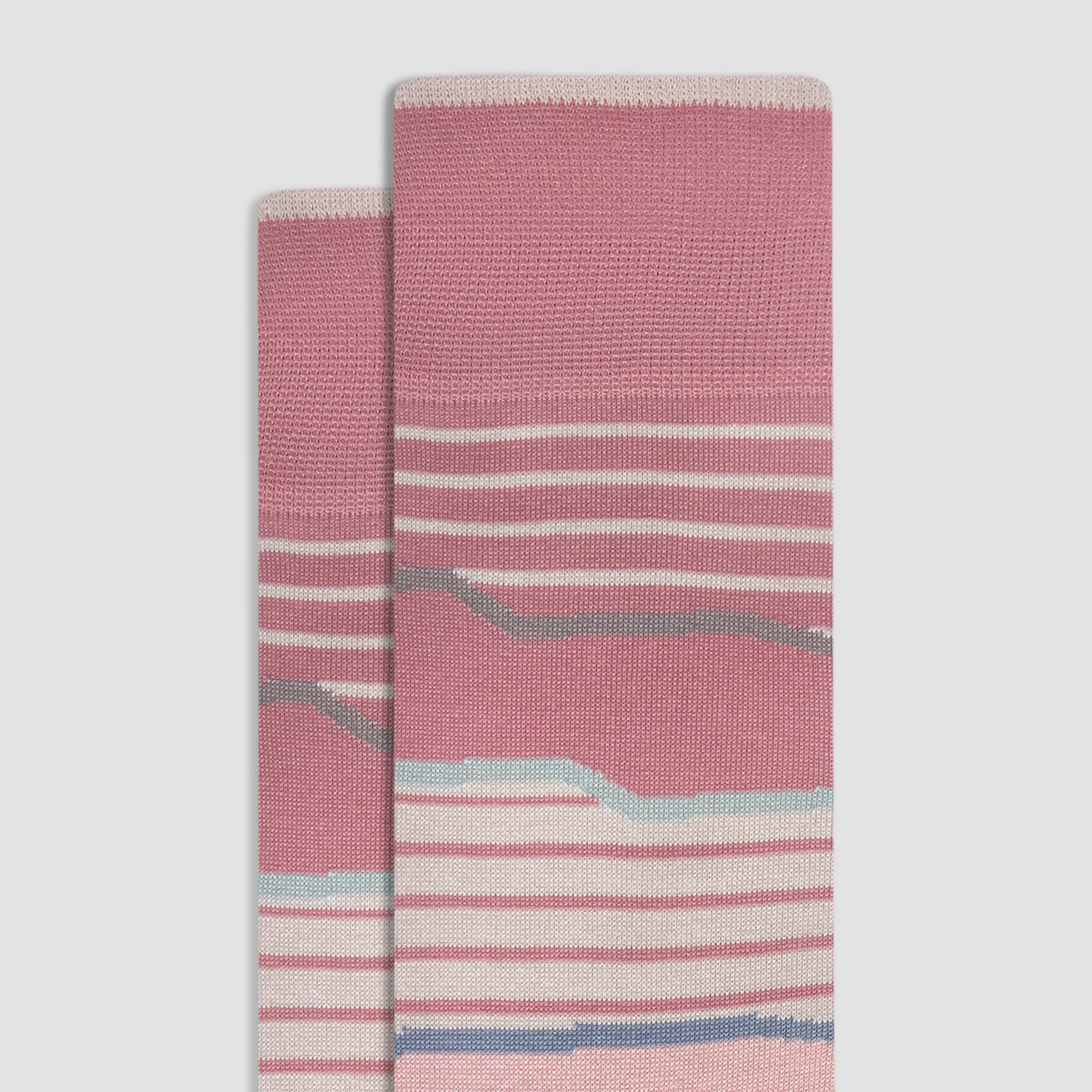 Striped Mid-Calf Socks