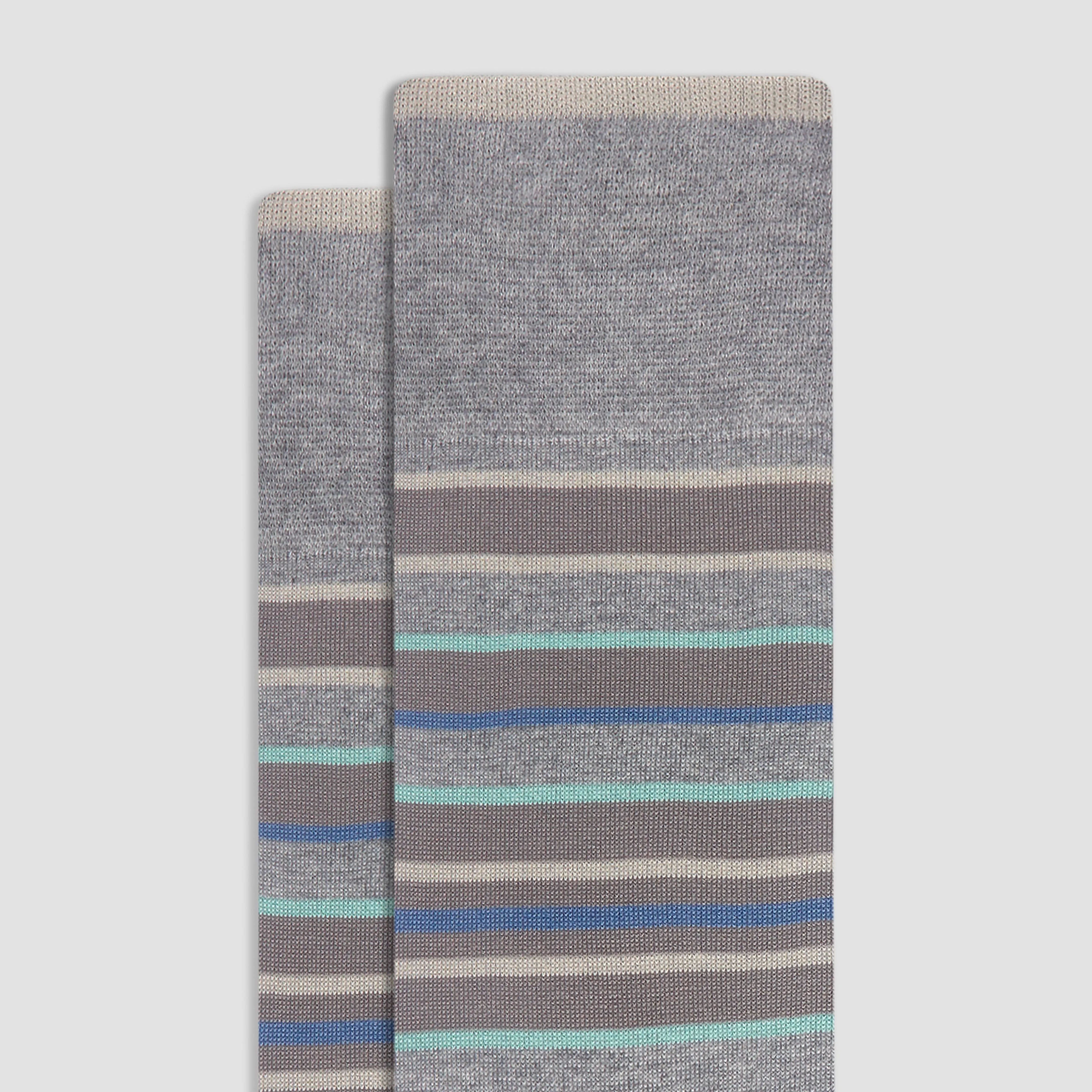 Striped Mid-Calf Socks