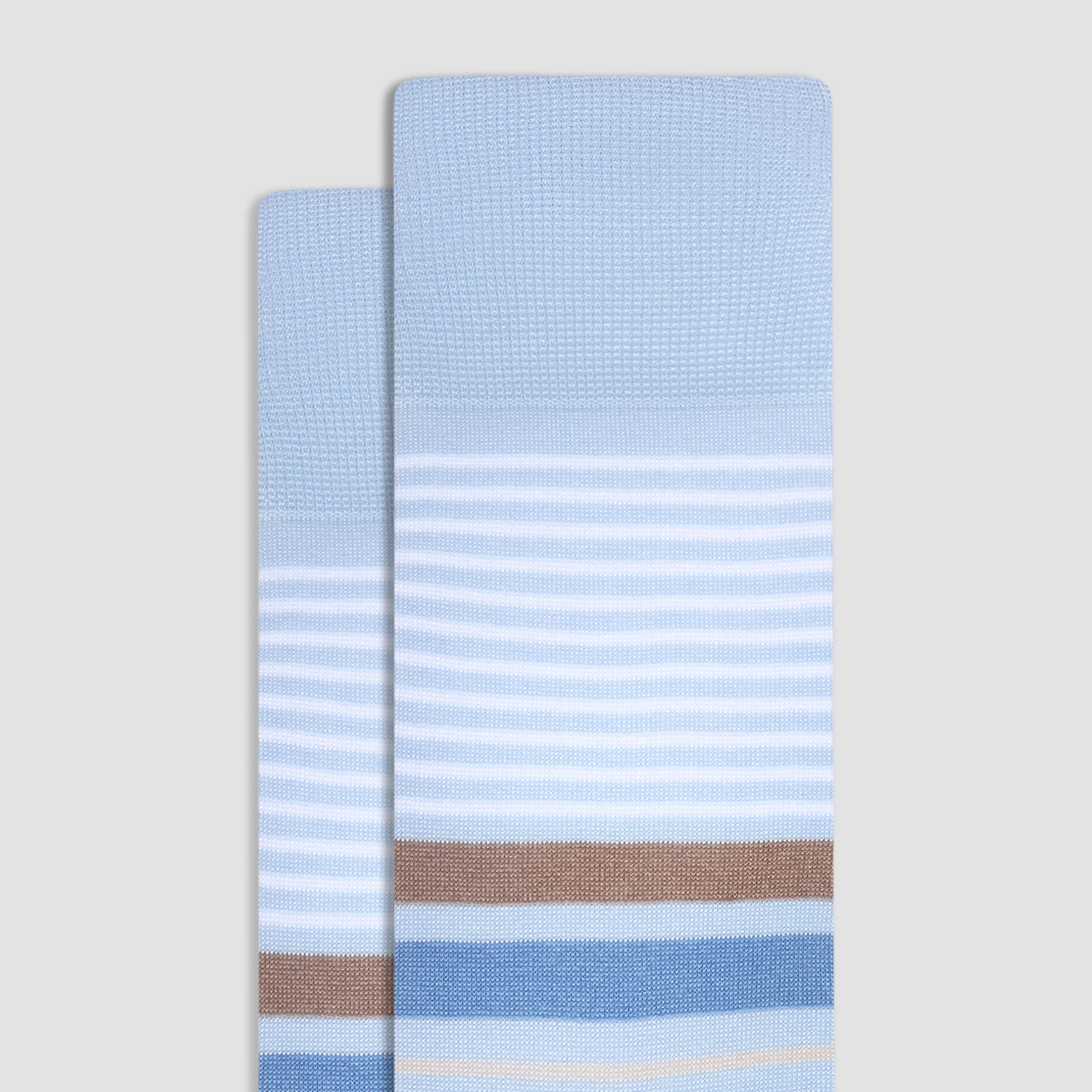 Striped Mid-Calf Socks