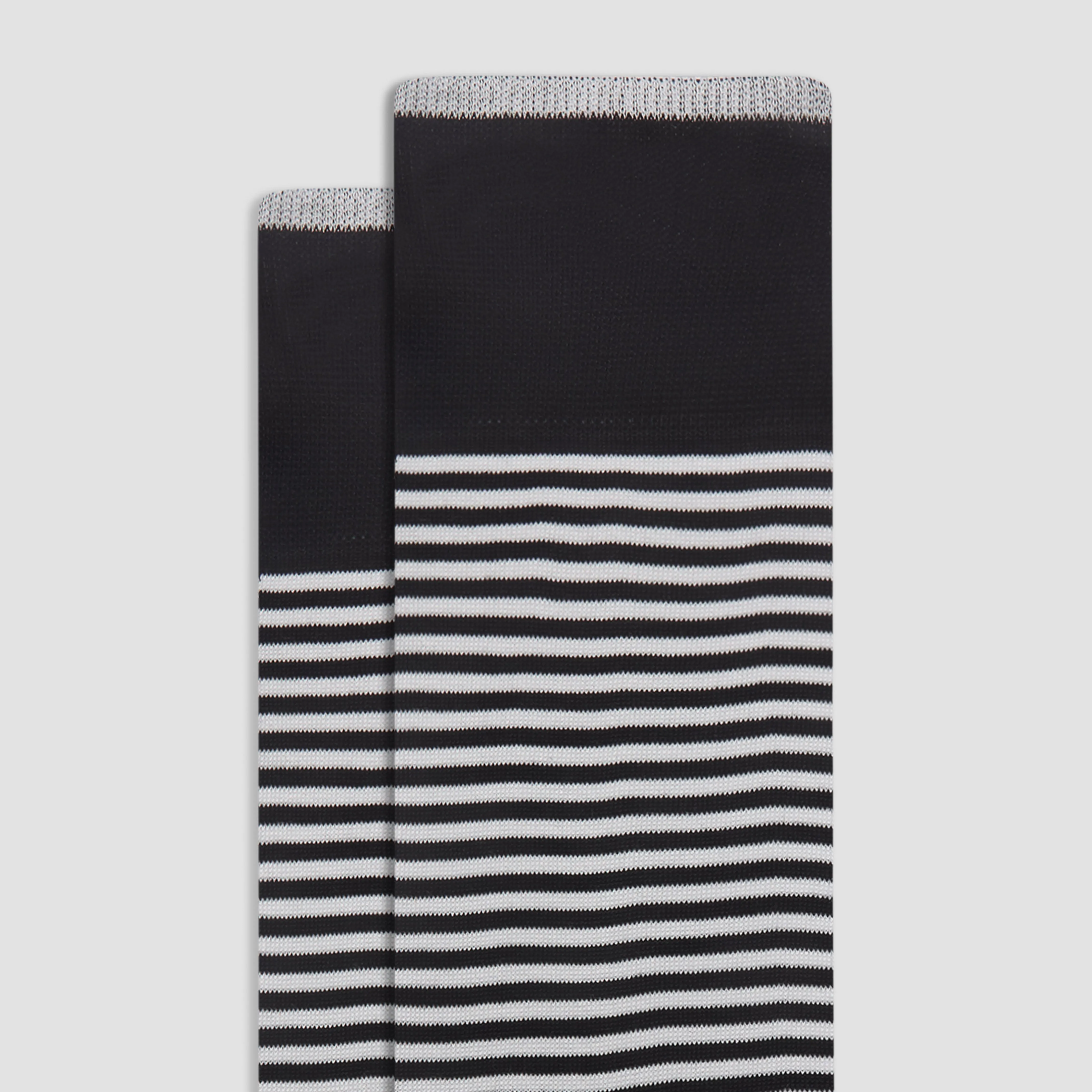 Striped Mid-Calf Socks