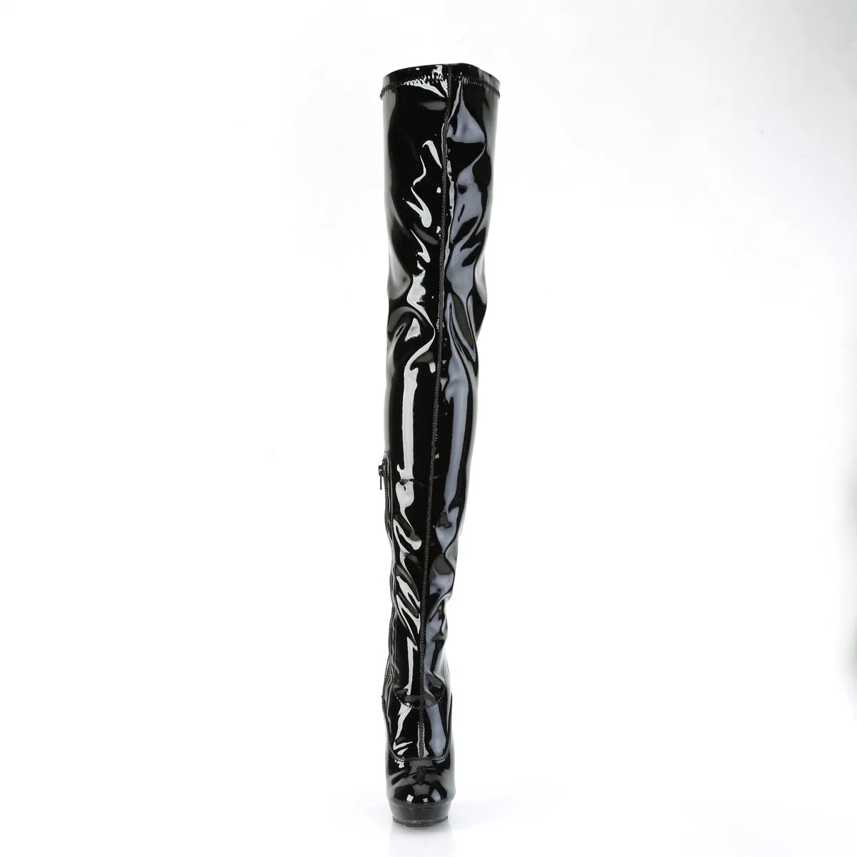 SULTRY-4000  Black Stretch Patent/Black