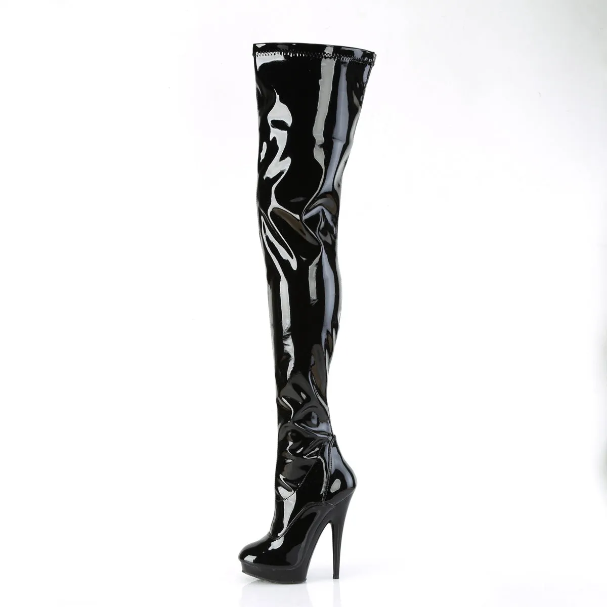 SULTRY-4000  Black Stretch Patent/Black