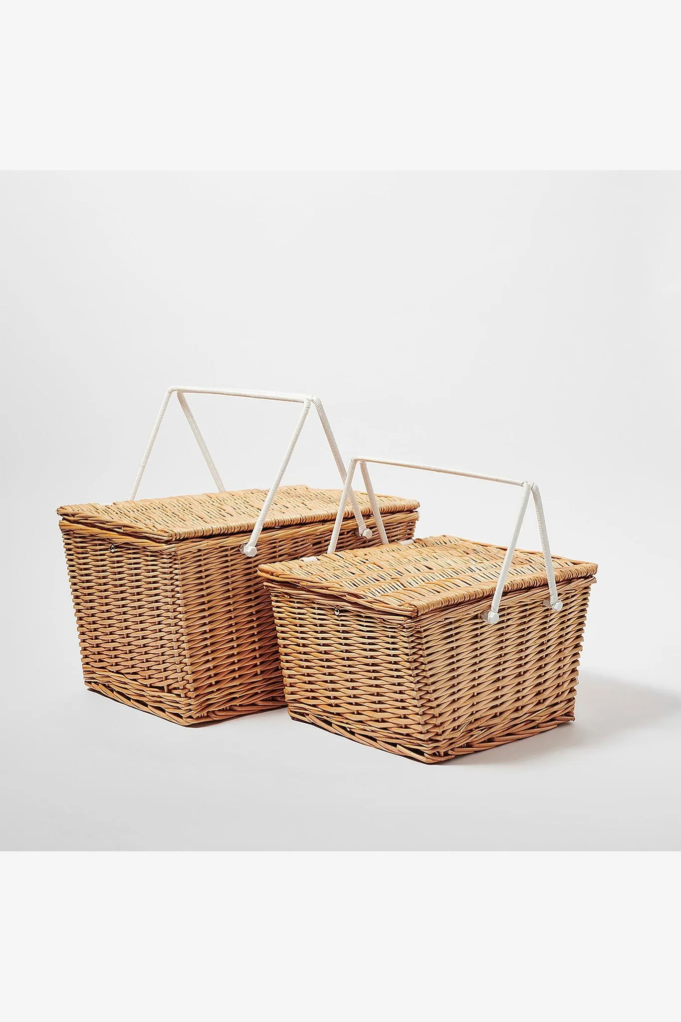 SUNNYLIFE SMALL PICNIC BASKET NATURAL