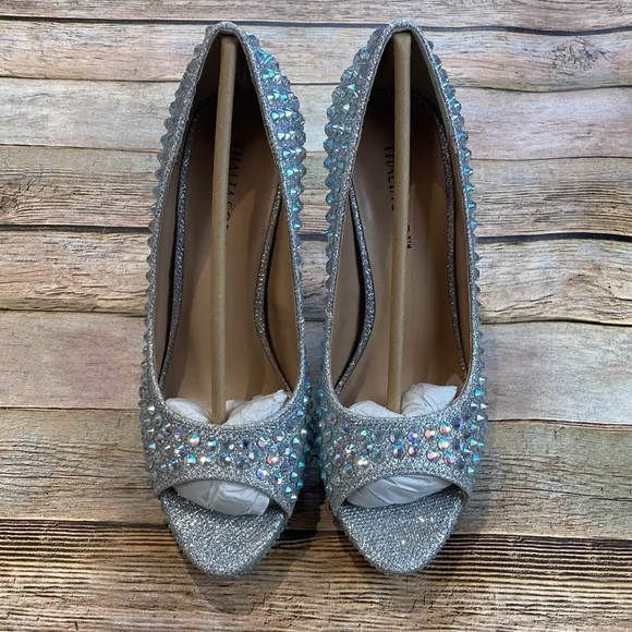 Thalia Sodi Womens Embellished Heels NWT