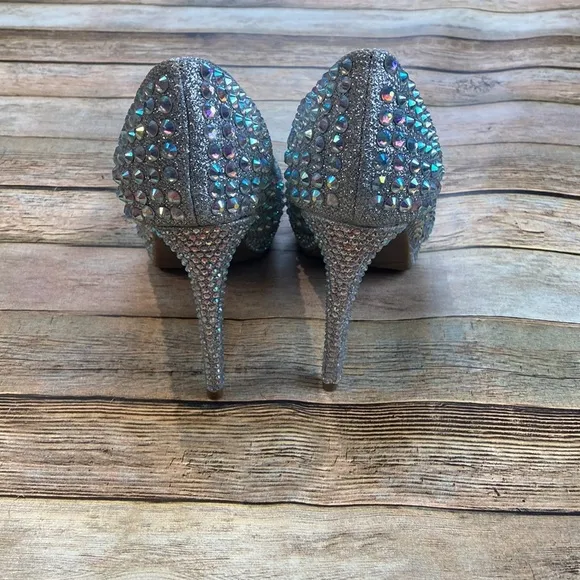 Thalia Sodi Womens Embellished Heels NWT