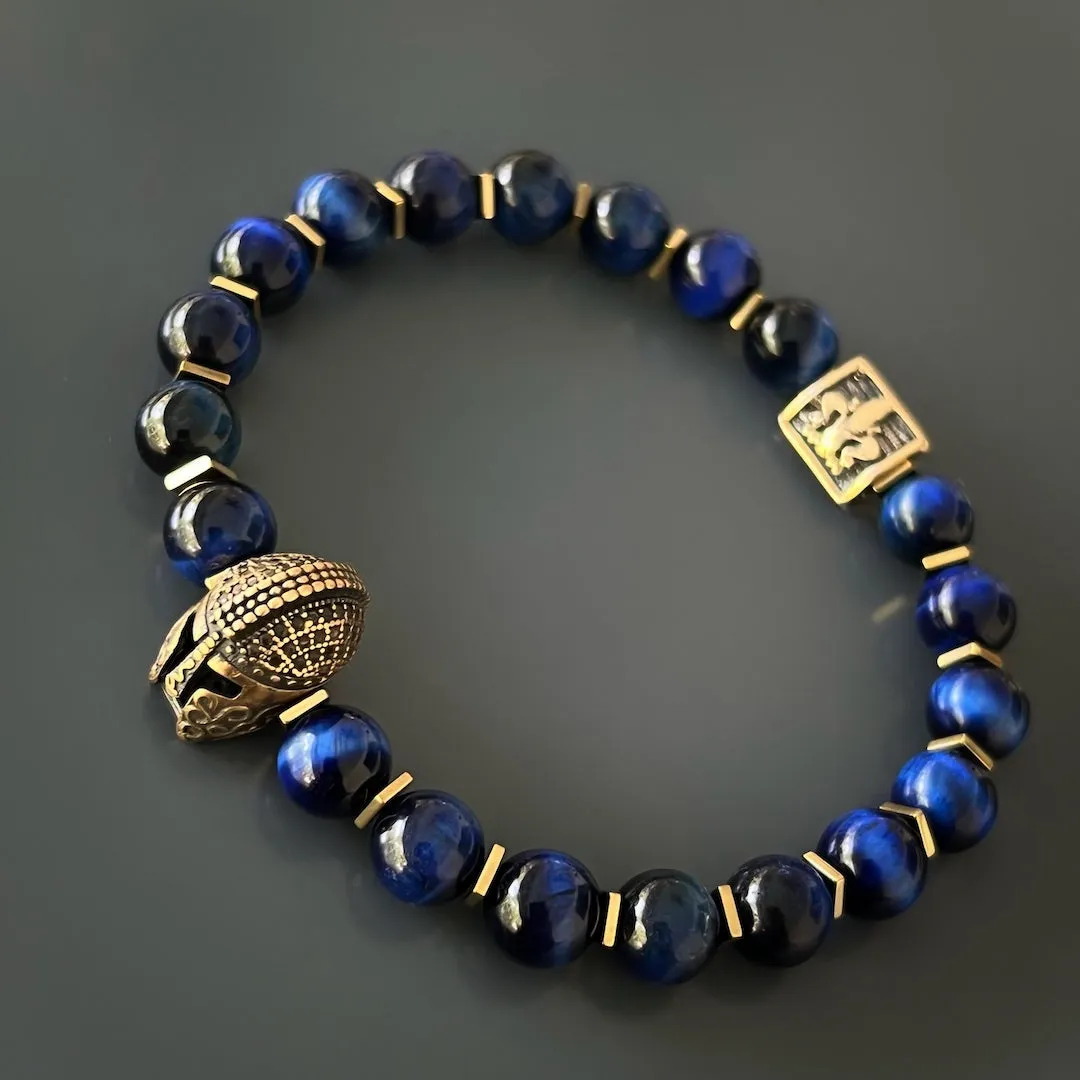 Tiger's Eye Gladiator Beaded Bracelet