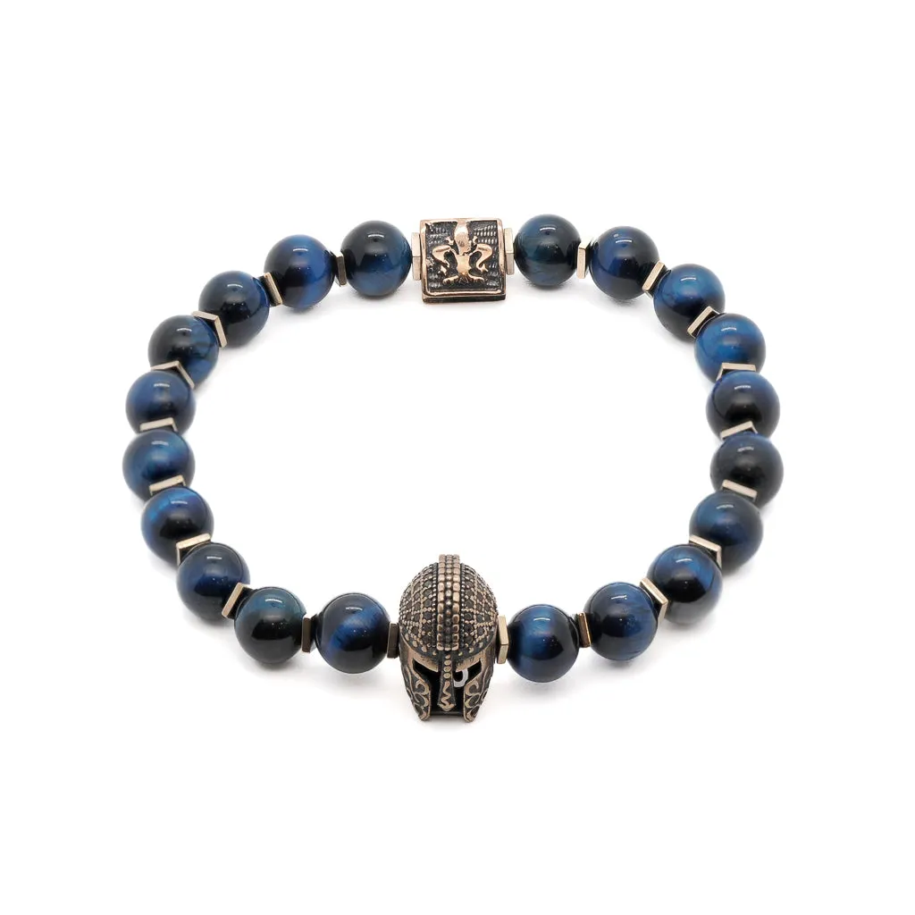 Tiger's Eye Gladiator Beaded Bracelet