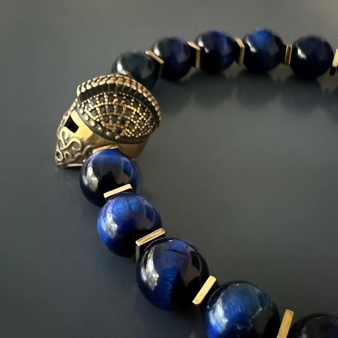 Tiger's Eye Gladiator Beaded Bracelet