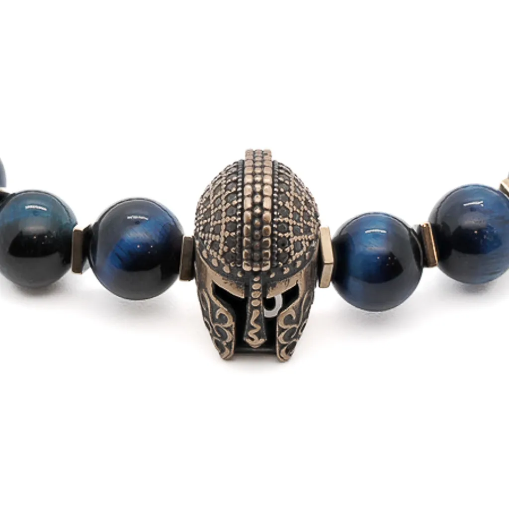 Tiger's Eye Gladiator Beaded Bracelet