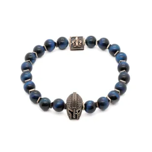 Tiger's Eye Gladiator Beaded Bracelet