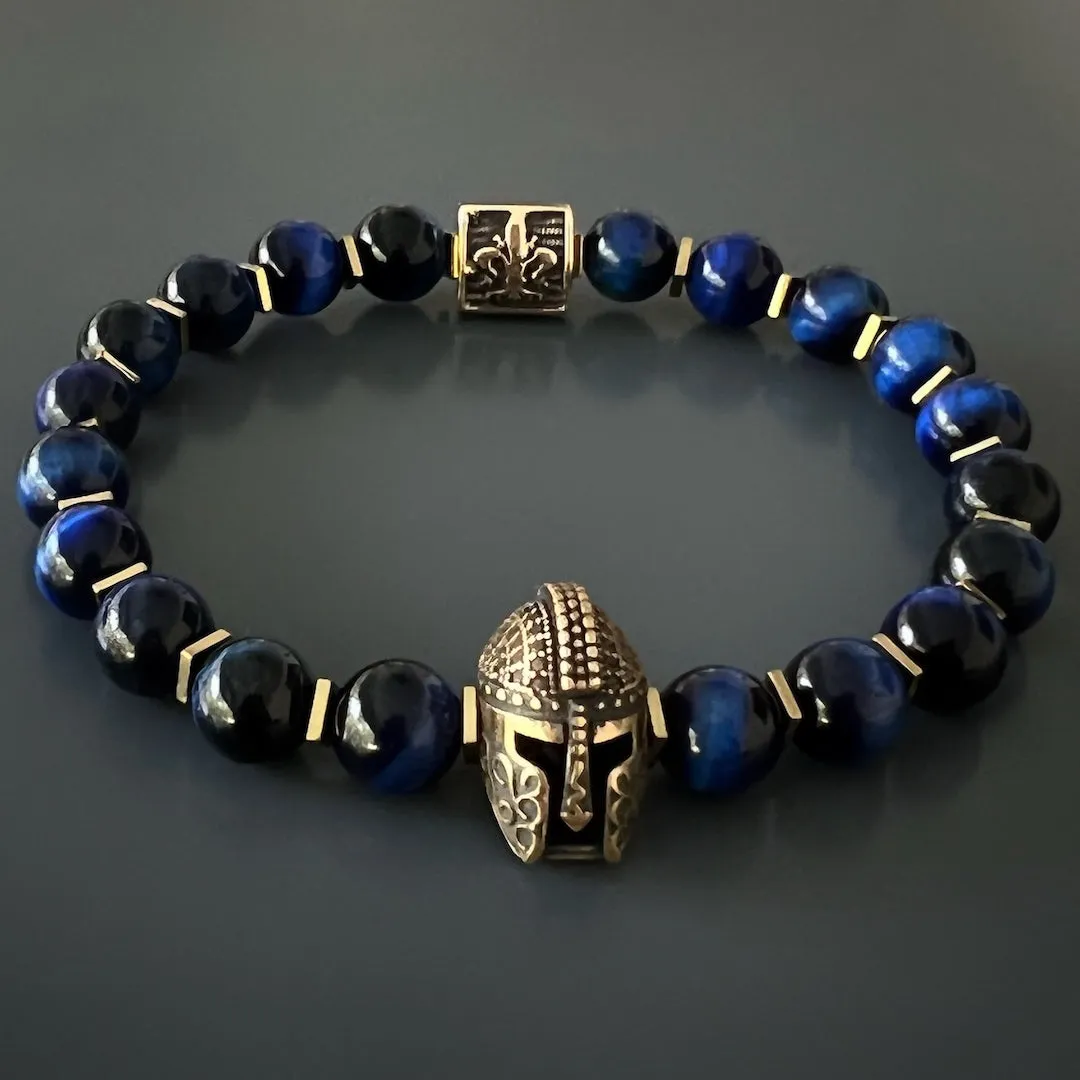 Tiger's Eye Gladiator Beaded Bracelet