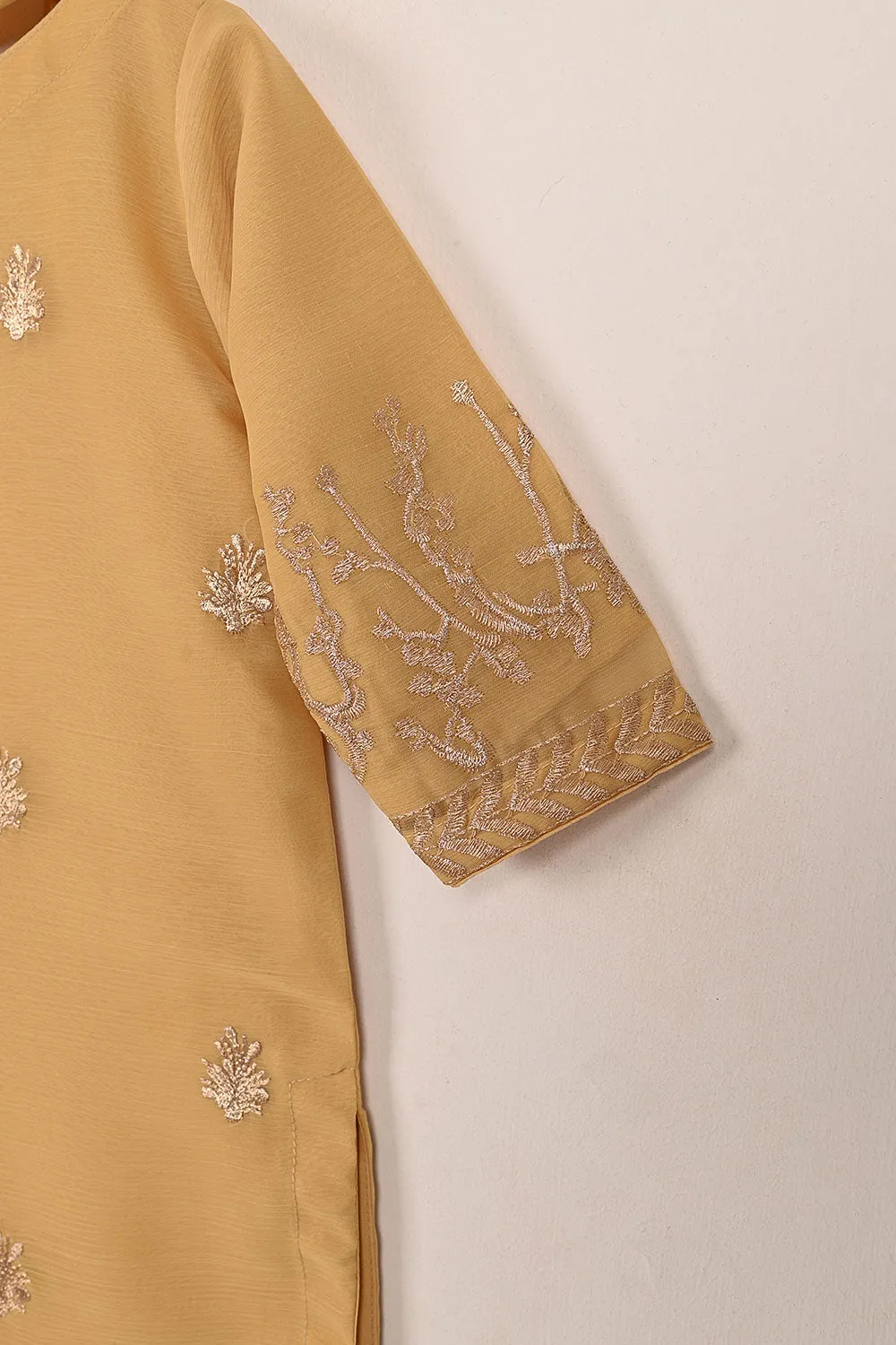 TKF-142-Skin - Kids 3Pc Chiffon Embroidered Formal Dress