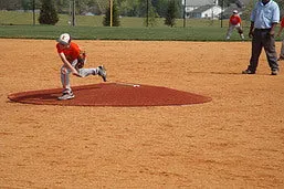 TPM- 10' 4 PIECE YOUTH MODEL GAME MOUND W/ARTIFICIAL TURF