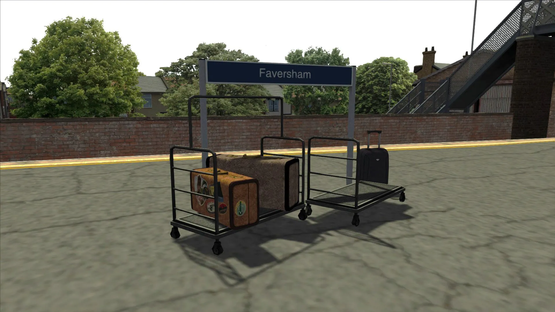 TS Marketplace: Platform Clutter Scenery Pack (PC)