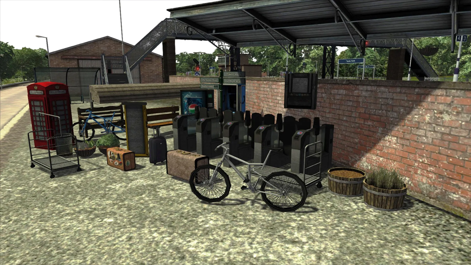 TS Marketplace: Platform Clutter Scenery Pack (PC)