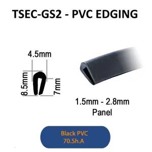 TSEC-GS2 PVC U CHANNEL 8.5MM X 4.5MM