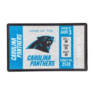 Turf Mat, Carolina Panthers,41lm3804