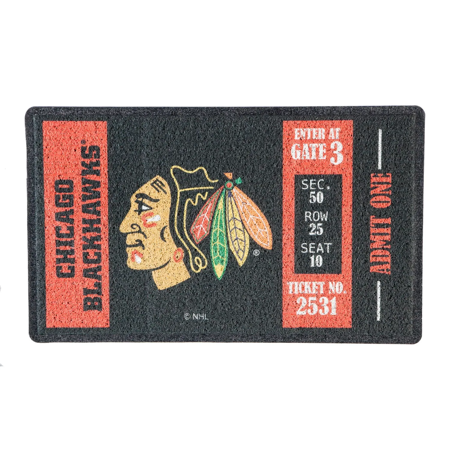 Turf Mat, Chicago Blackhawks,41lm4355