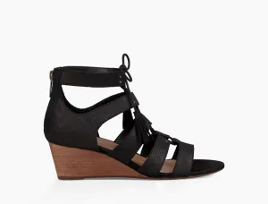 UGG Australia Women's Yasmin Snake Wedge | Black