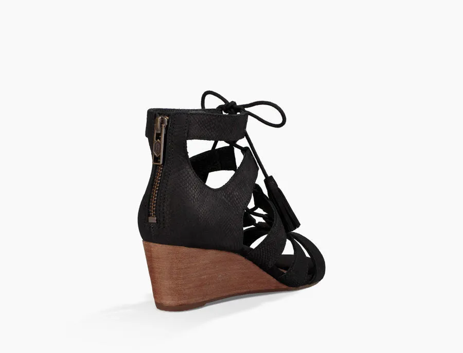 UGG Australia Women's Yasmin Snake Wedge | Black