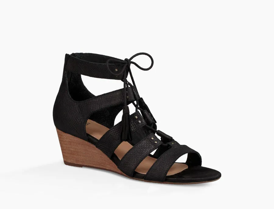 UGG Australia Women's Yasmin Snake Wedge | Black