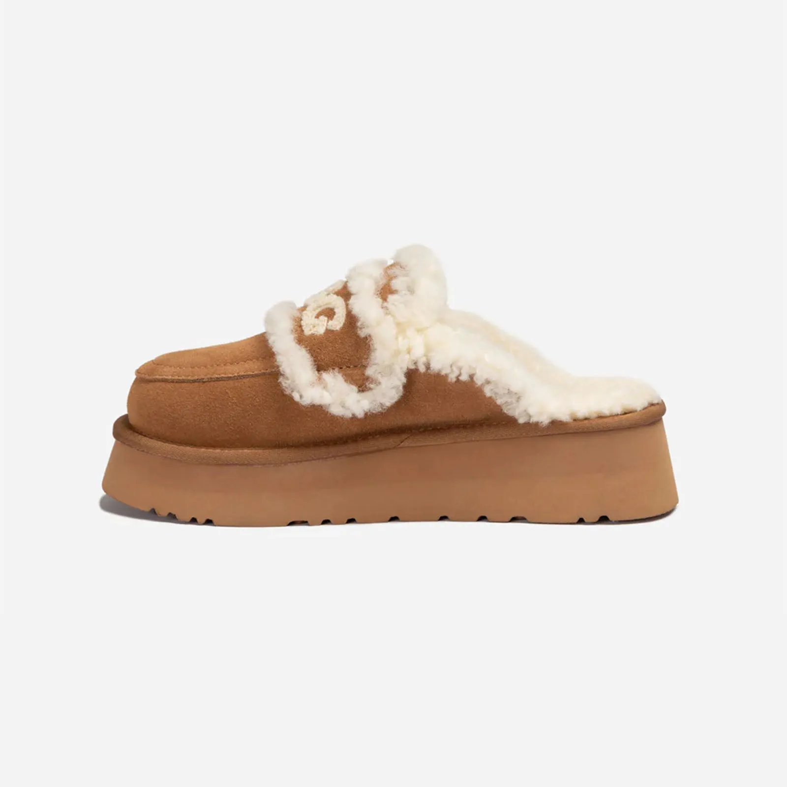 Ugg Slipper Ladies Platform Violet Chestnut 37
