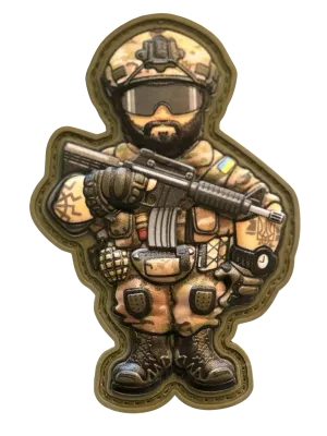 UKR Combat Operator PVC Morale Patch
