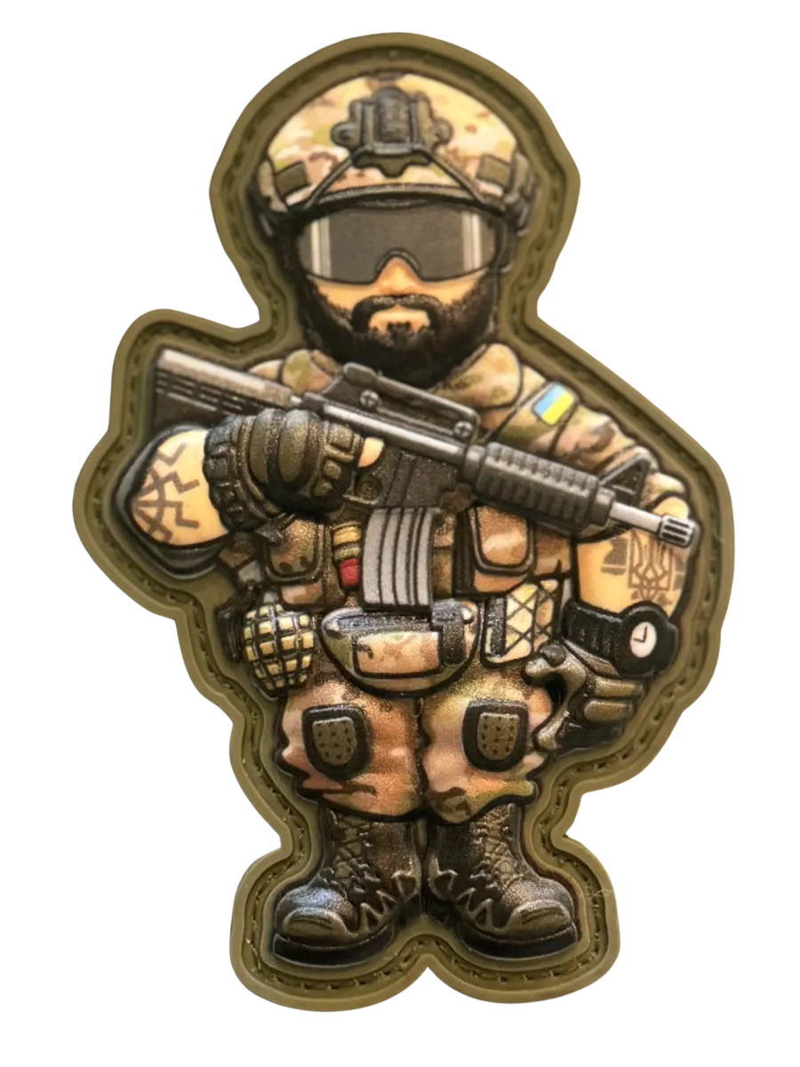UKR Combat Operator PVC Morale Patch
