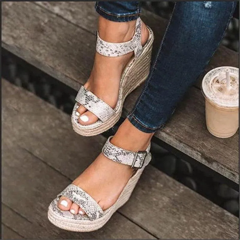 Ultra High Wedges Heel Sandals Fashion Open Toe Platform Elevator Women Sandals