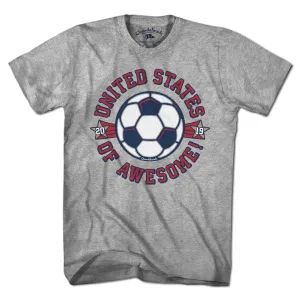 United States Of Awesome Soccer T-Shirt