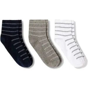 Universal Thread Women's 3 Pack Mini Stripe Ankle Socks