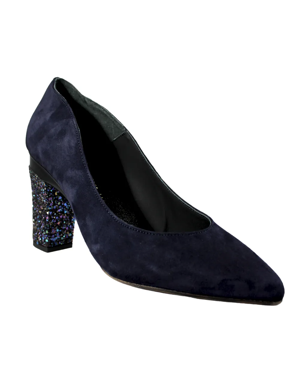 Valerie Blue Nubuck Pump