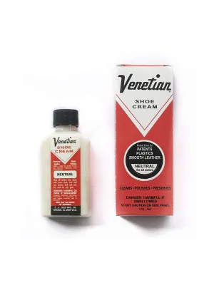 Venetian Shoe Cream - Neutral (All Colours) 3oz
