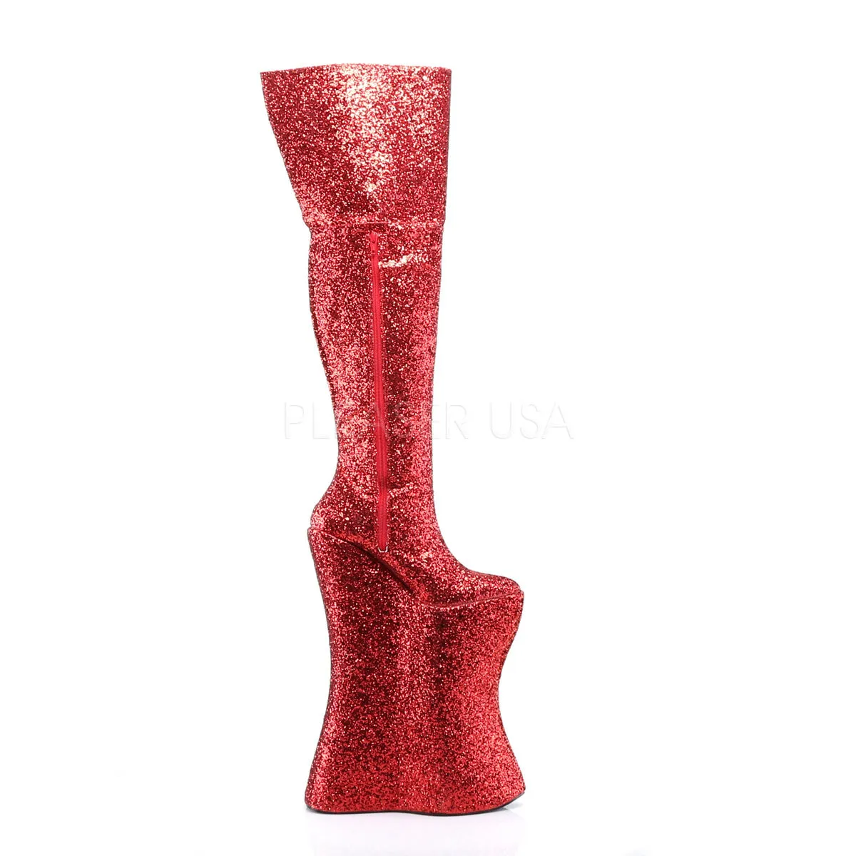 VIVACIOUS-3016  Red-Gold Glitter