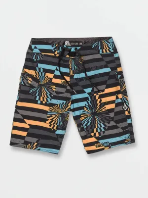 Volcom Boys Stone Stripe Mod-Tech Trunks