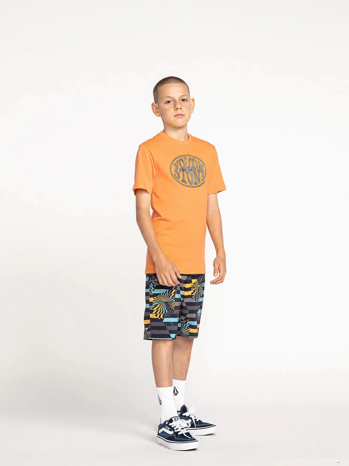 Volcom Boys Stone Stripe Mod-Tech Trunks