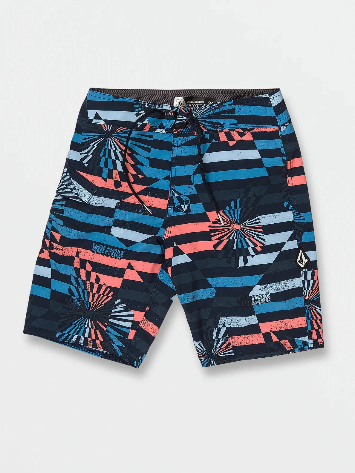 Volcom Boys Stone Stripe Mod-Tech Trunks