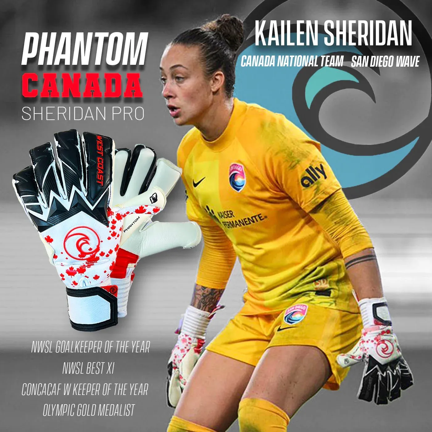 West Coast Phantom Sheridan Pro Model Goalkeeper Gloves