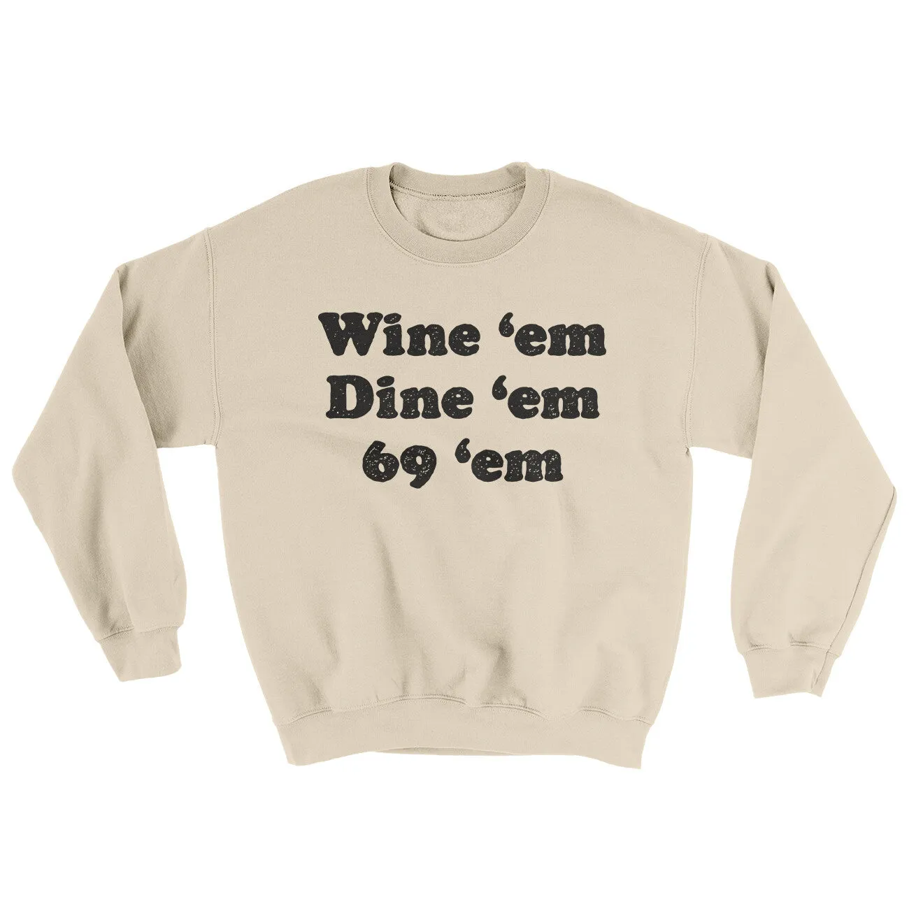 Wine ‘Em Dine ‘Em 69 ‘Em Ugly Sweater