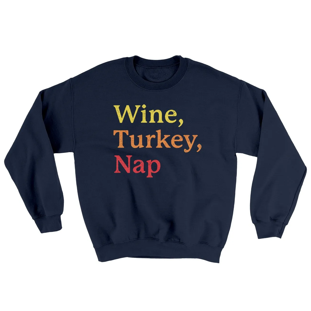 Wine, Turkey, Nap Ugly Sweater