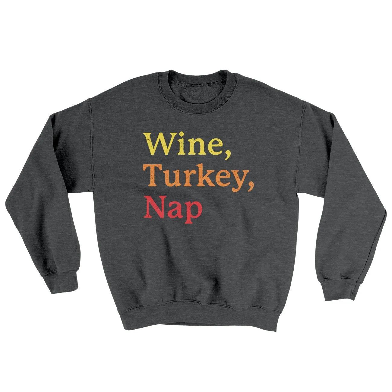 Wine, Turkey, Nap Ugly Sweater