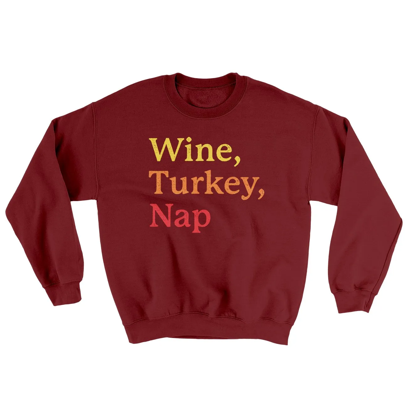 Wine, Turkey, Nap Ugly Sweater