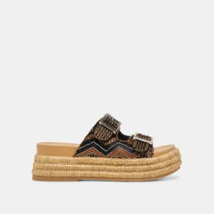 Wixie Sandal Black Multi