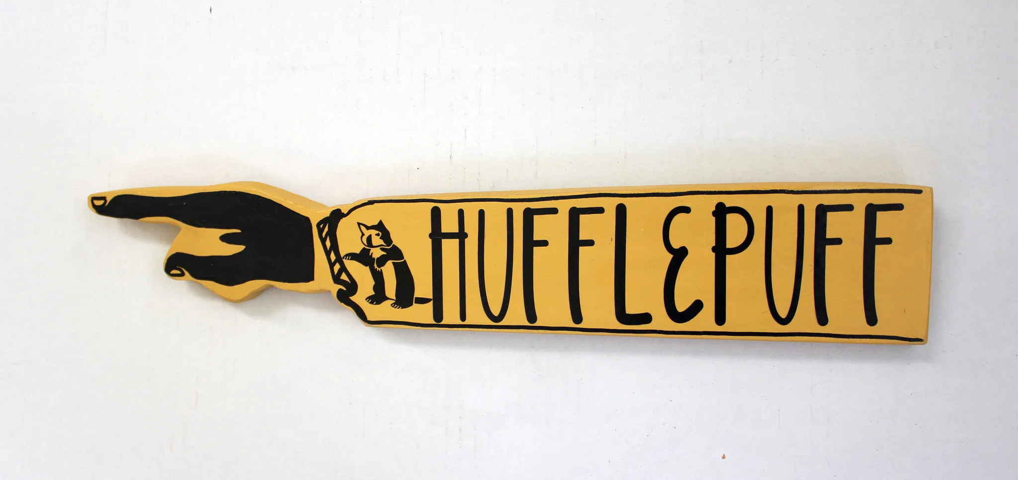 Wizard Houses Collection - wooden pointy finger signs